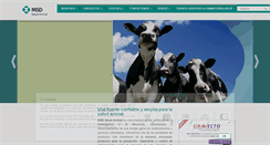 Desktop Screenshot of msd-salud-animal.mx